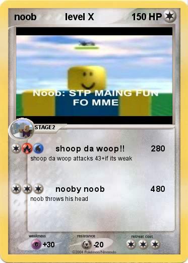 Pokemon noob           level X