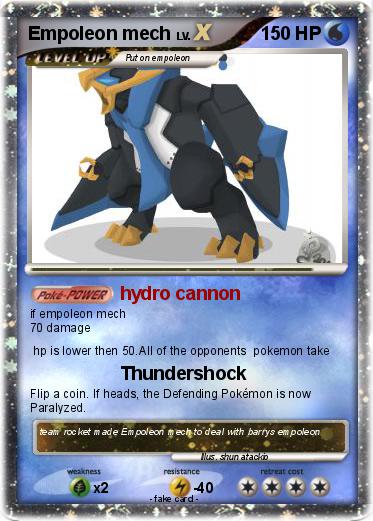Pokemon Empoleon mech