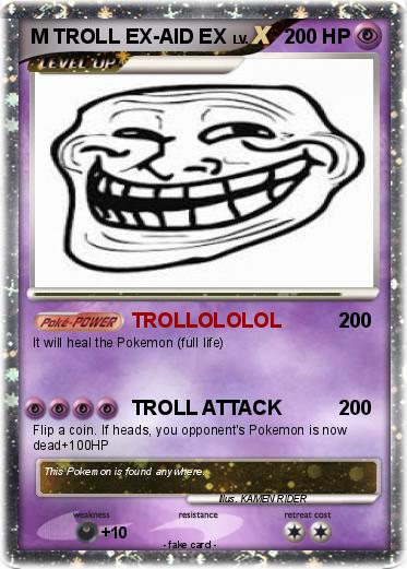 Pokemon M TROLL EX-AID EX