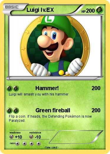 Pokemon Luigi lv.EX