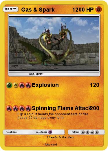 Pokemon Gas & Spark            1