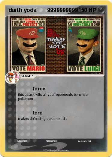 Pokemon darth yoda       9999999999