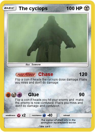 Pokemon The cyclops