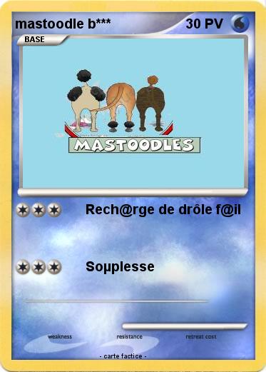 Pokemon mastoodle b***
