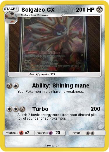 Pokemon Solgaleo GX