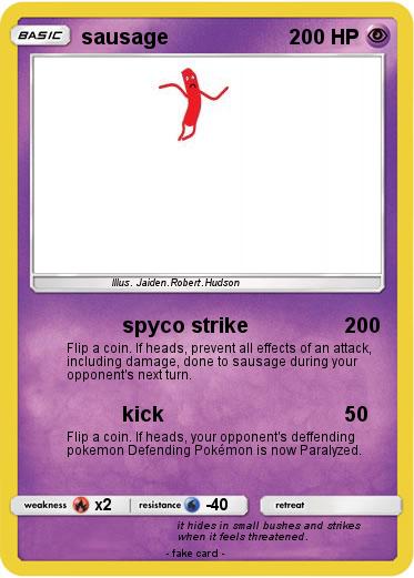 Pokemon sausage