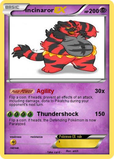 Pokemon incinaror
