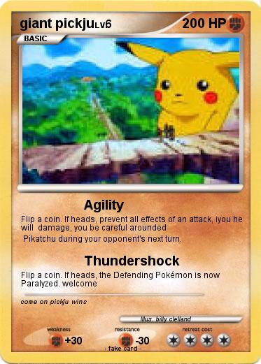 Pokemon giant pickju