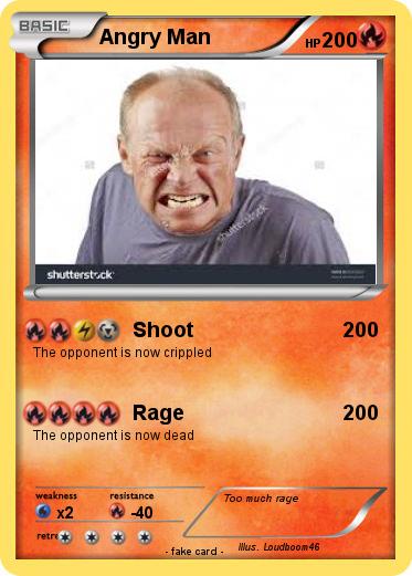 Pokemon Angry Man