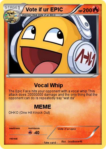 Pokemon Vote if ur EPIC