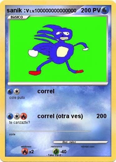 Pokemon sanik :v