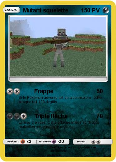 Pokemon Mutant squelette