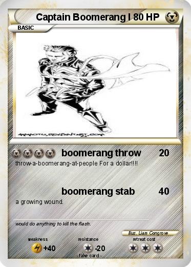 Pokemon Captain Boomerang I