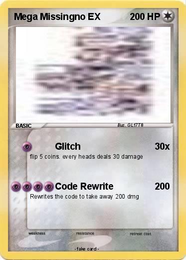 Pokemon Mega Missingno EX