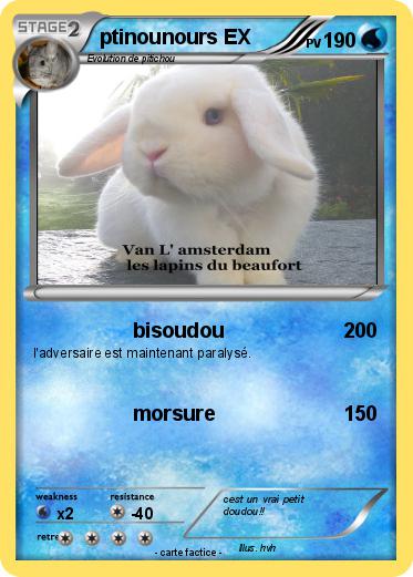 Pokemon ptinounours EX