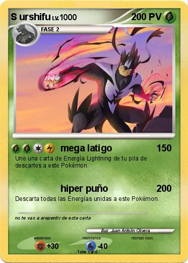 Pokemon S urshifu