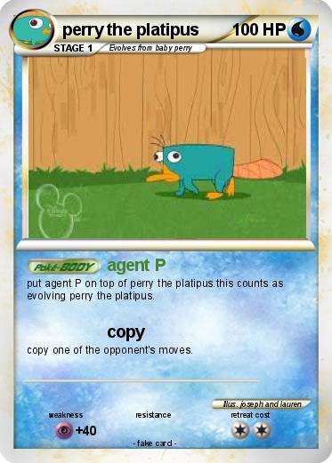 Pokemon perry the platipus