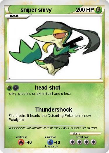 Pokemon sniper snivy