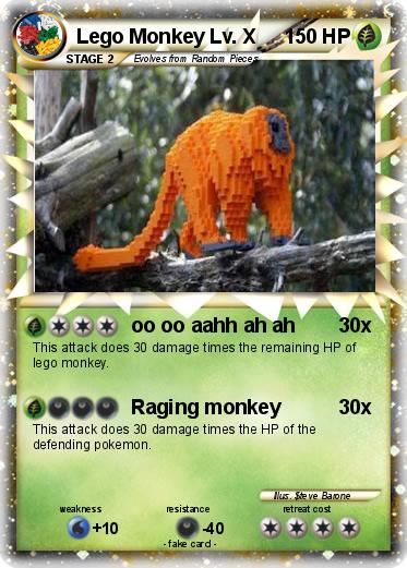 Pokemon Lego Monkey Lv. X