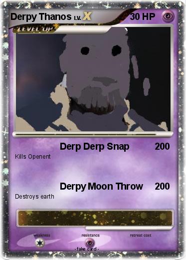 Pokemon Derpy Thanos