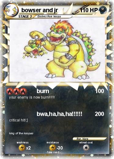 Pokemon bowser and jr