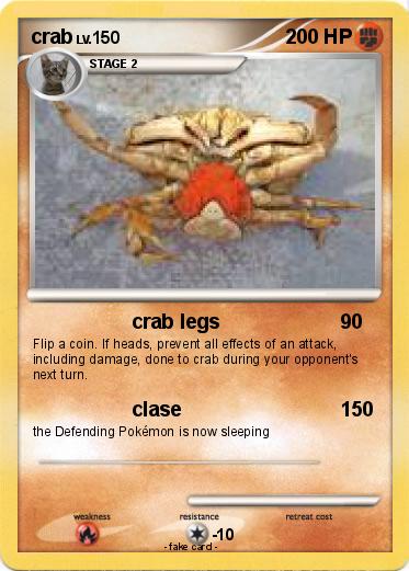Pokemon crab