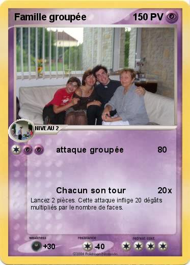 Pokemon Famille groupée