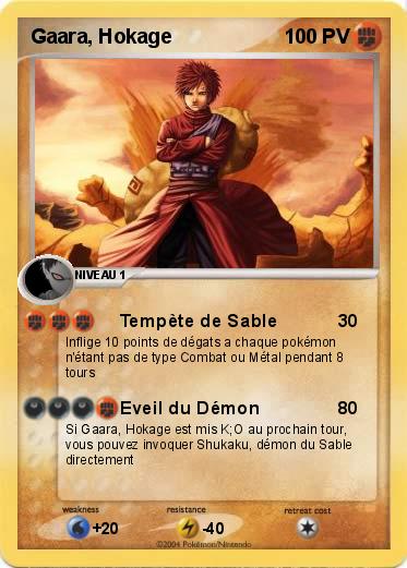 Pokemon Gaara, Hokage