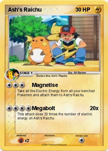 Pokemon Ash's Raichu