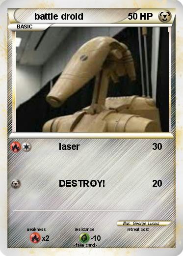 Pokemon battle droid