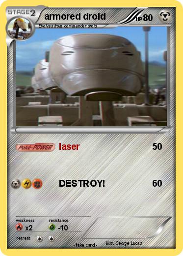 Pokemon armored droid