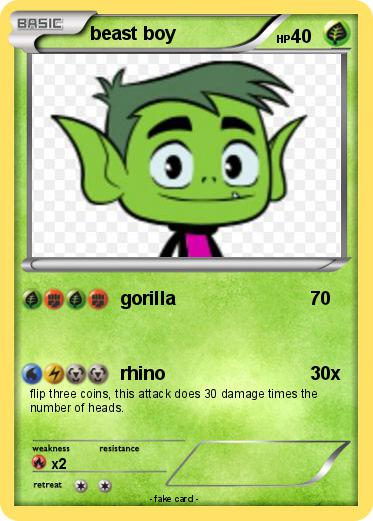 Pokemon beast boy