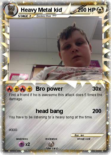 Pokemon Heavy Metal kid