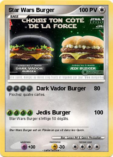 Pokemon Star Wars Burger