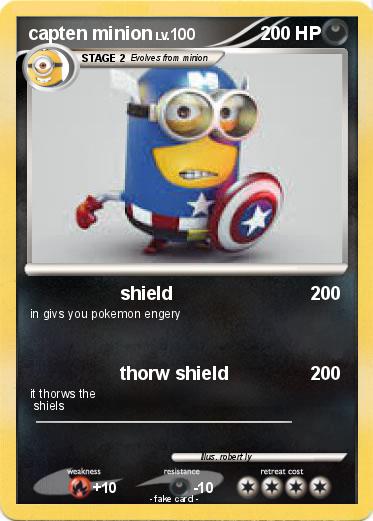 Pokemon capten minion