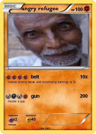 Pokemon angry refugee