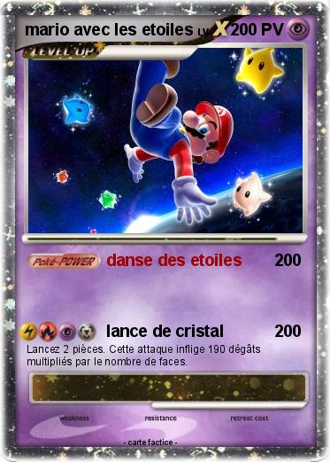 Pokemon mario avec les etoiles