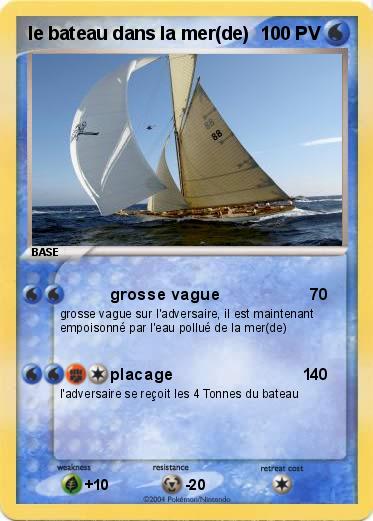 Pokemon le bateau dans la mer(de)