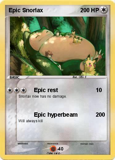 Pokemon Epic Snorlax
