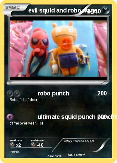 Pokemon evil squid and robo wage