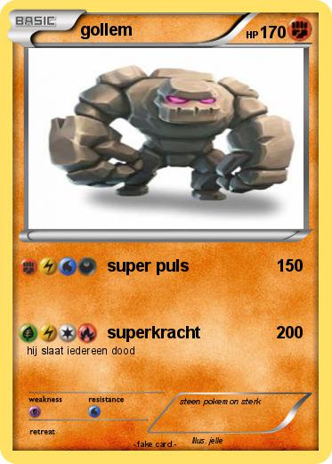 Pokemon gollem