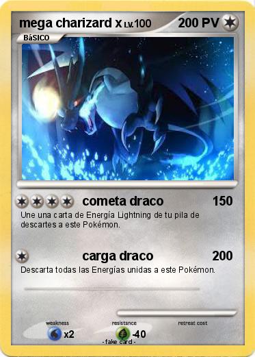 Pokemon mega charizard x