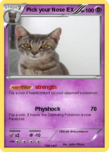 Pokemon Pick your Nose EX