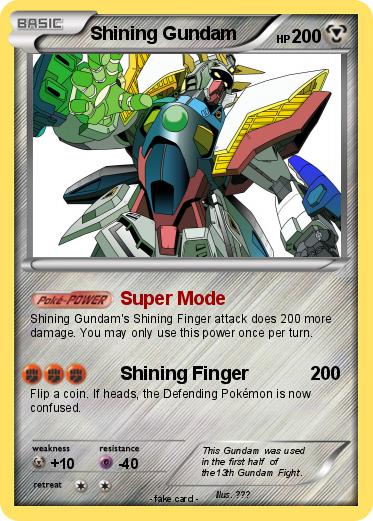 Pokemon Shining Gundam