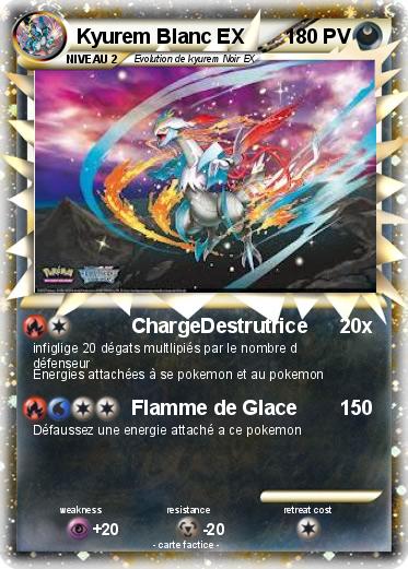 Pokemon Kyurem Blanc EX