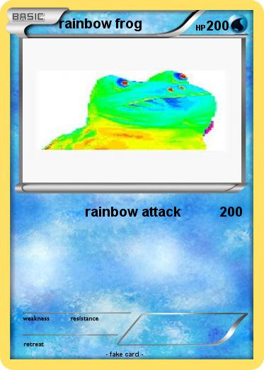 Pokemon rainbow frog