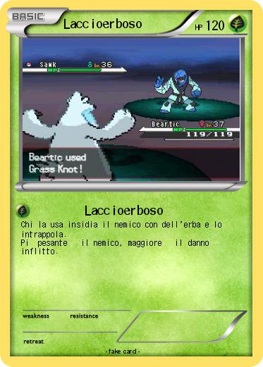 Pokemon Laccioerboso