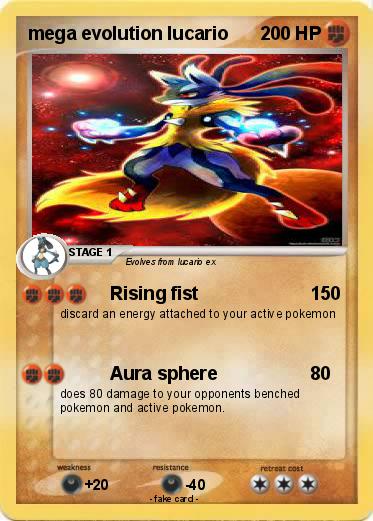 Pokemon mega evolution lucario