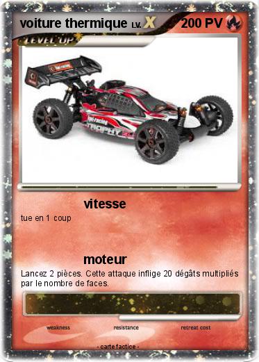 Pokemon voiture thermique