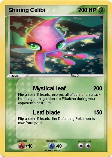 Pokemon Shining Celibi
